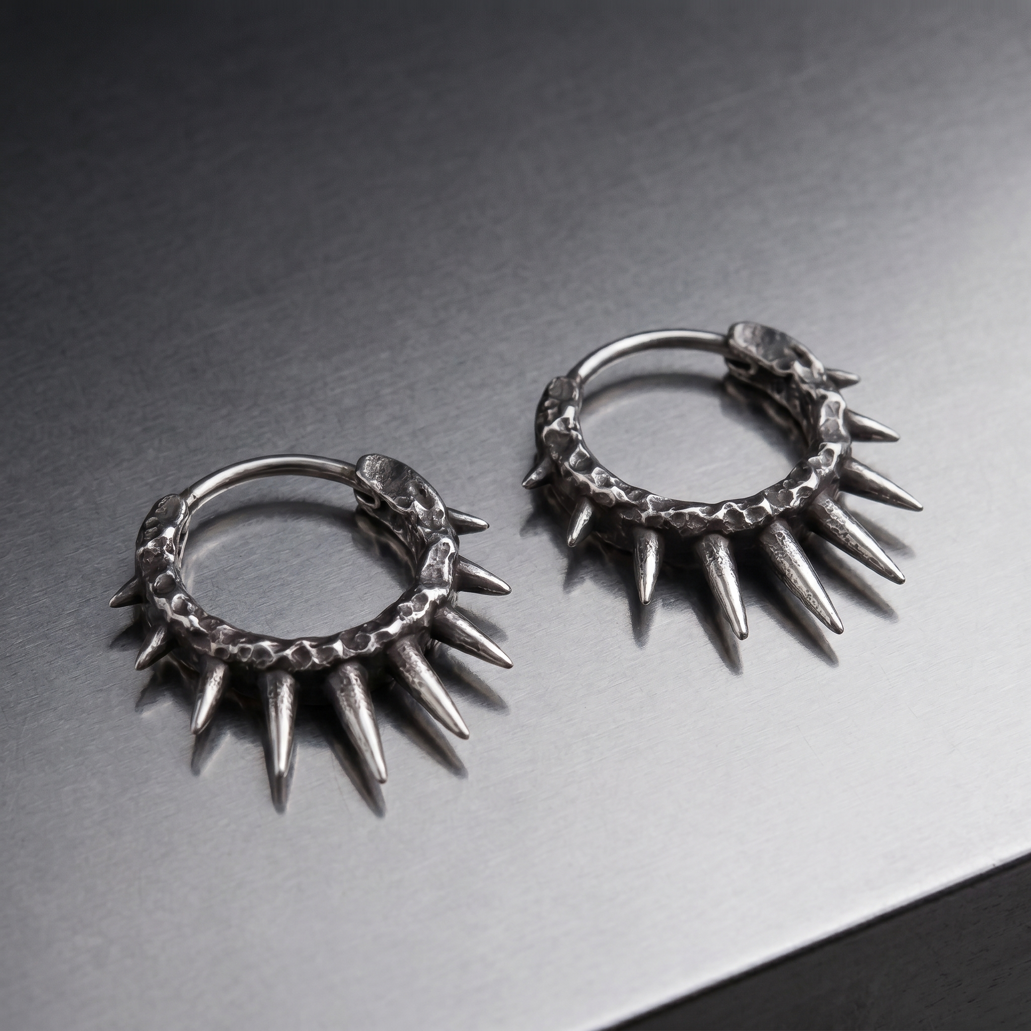 Spike Hoop Earrings