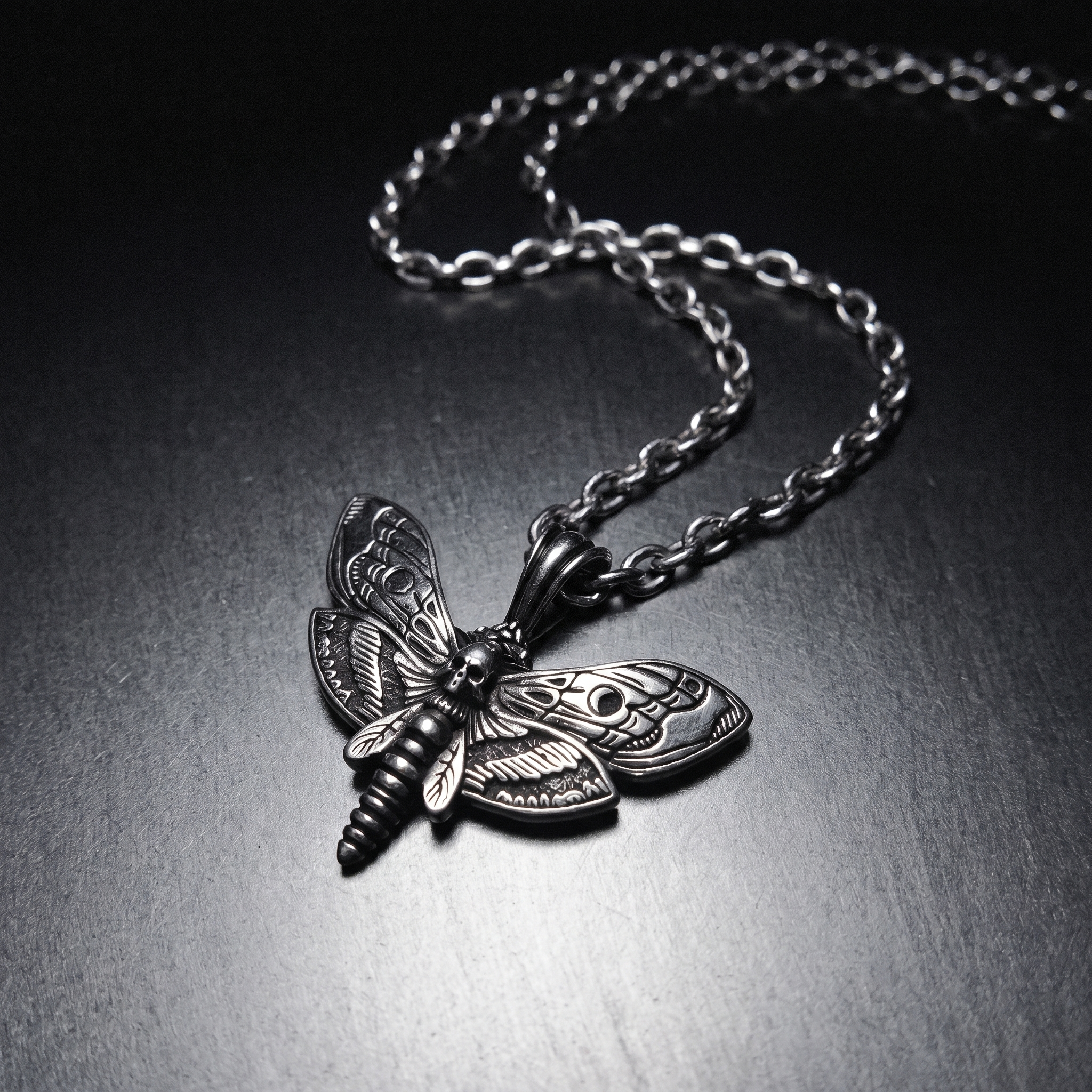 Death Moth Necklace