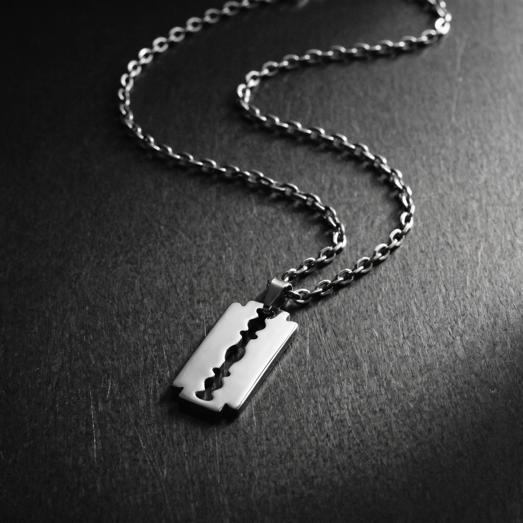 Razor Blade Necklace