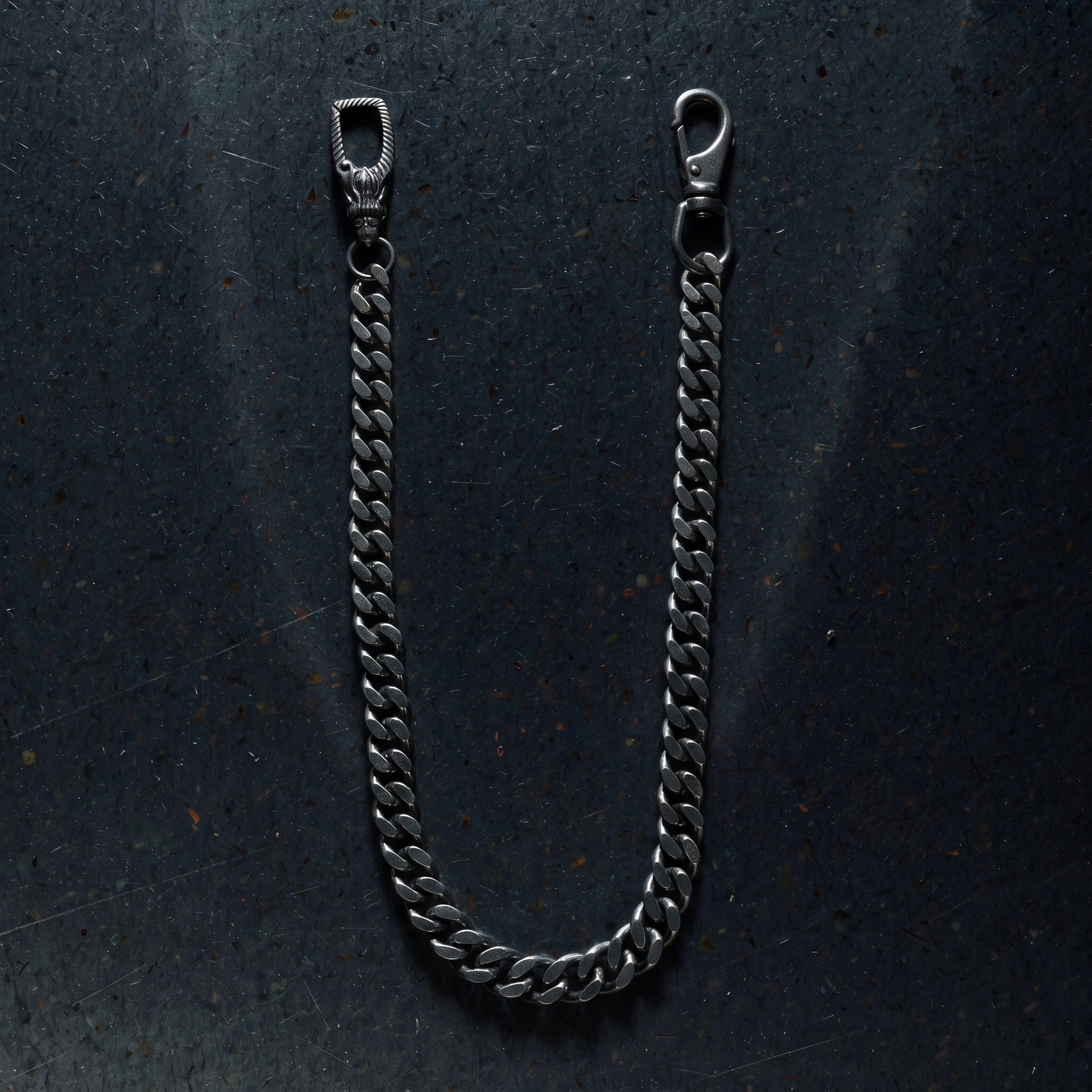 Gunmetal Cuban Belt Chain