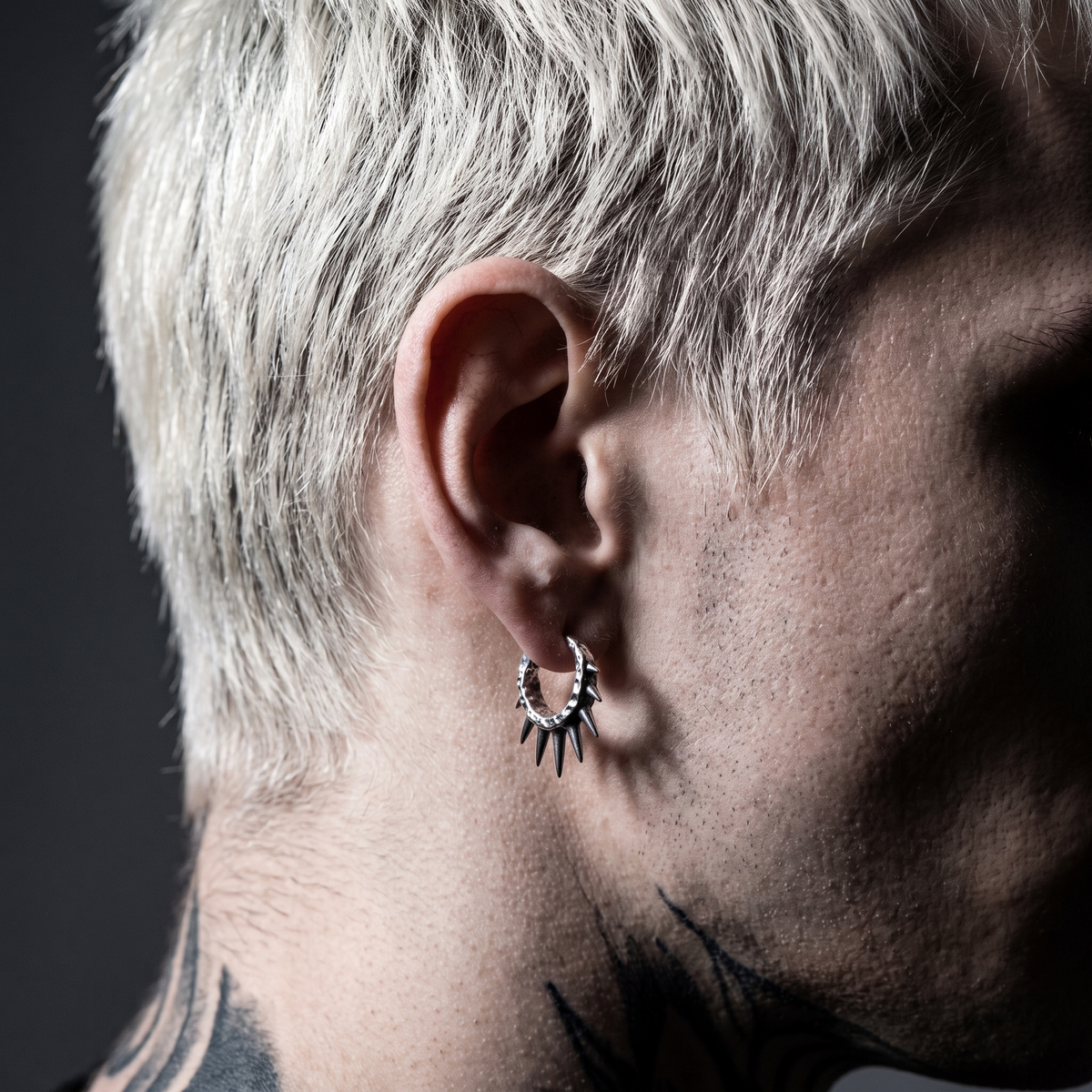 Spike Hoop Earrings