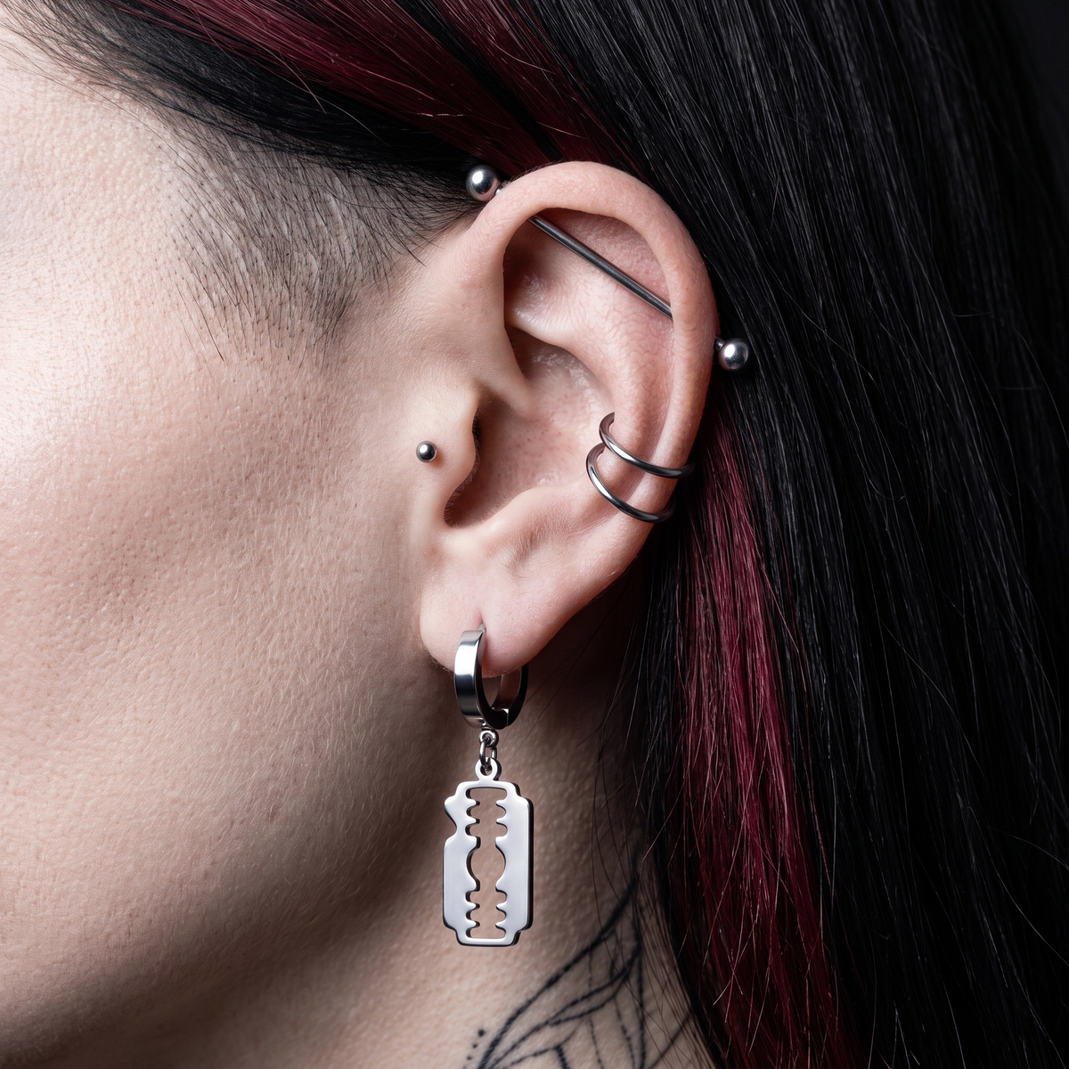 Razor Earrings