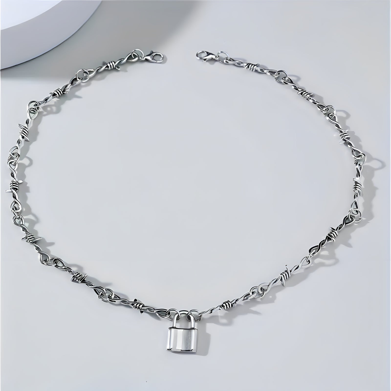 Barbed Lock Necklace