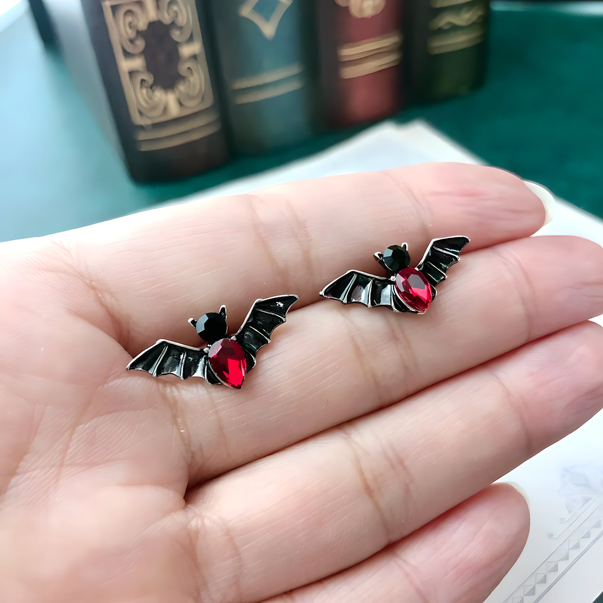 Bat Stud Earrings