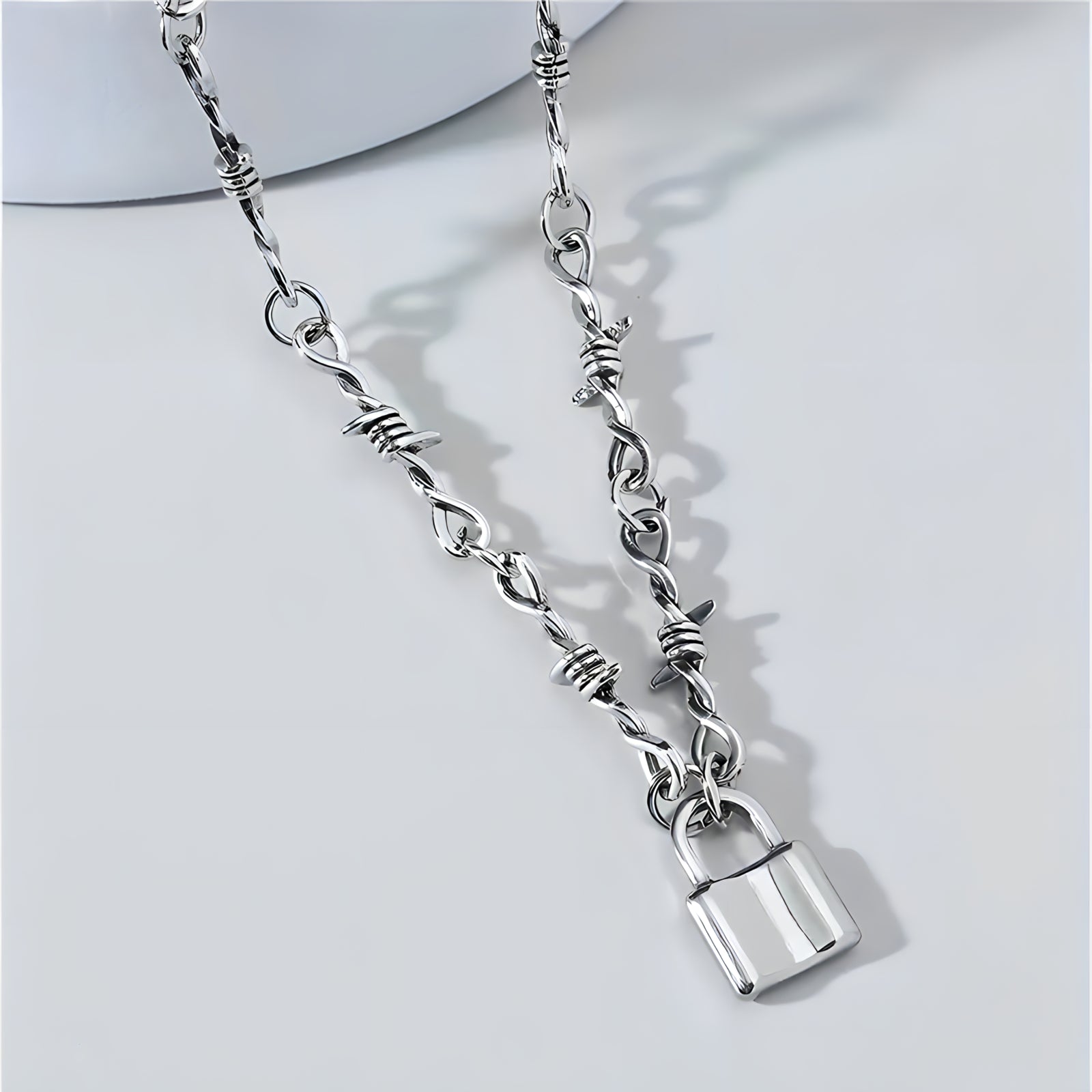 Barbed Lock Necklace