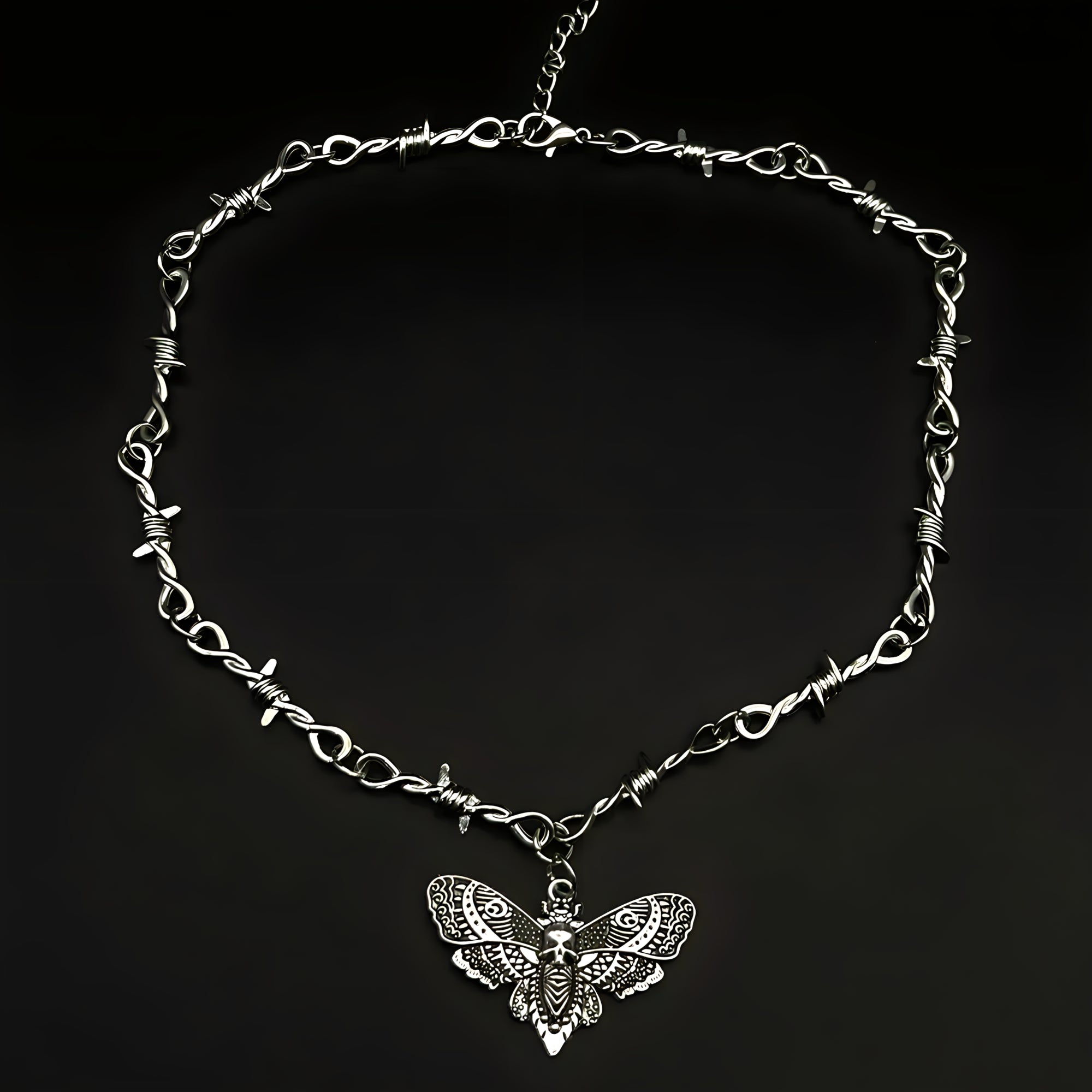 Death Moth Neckalce