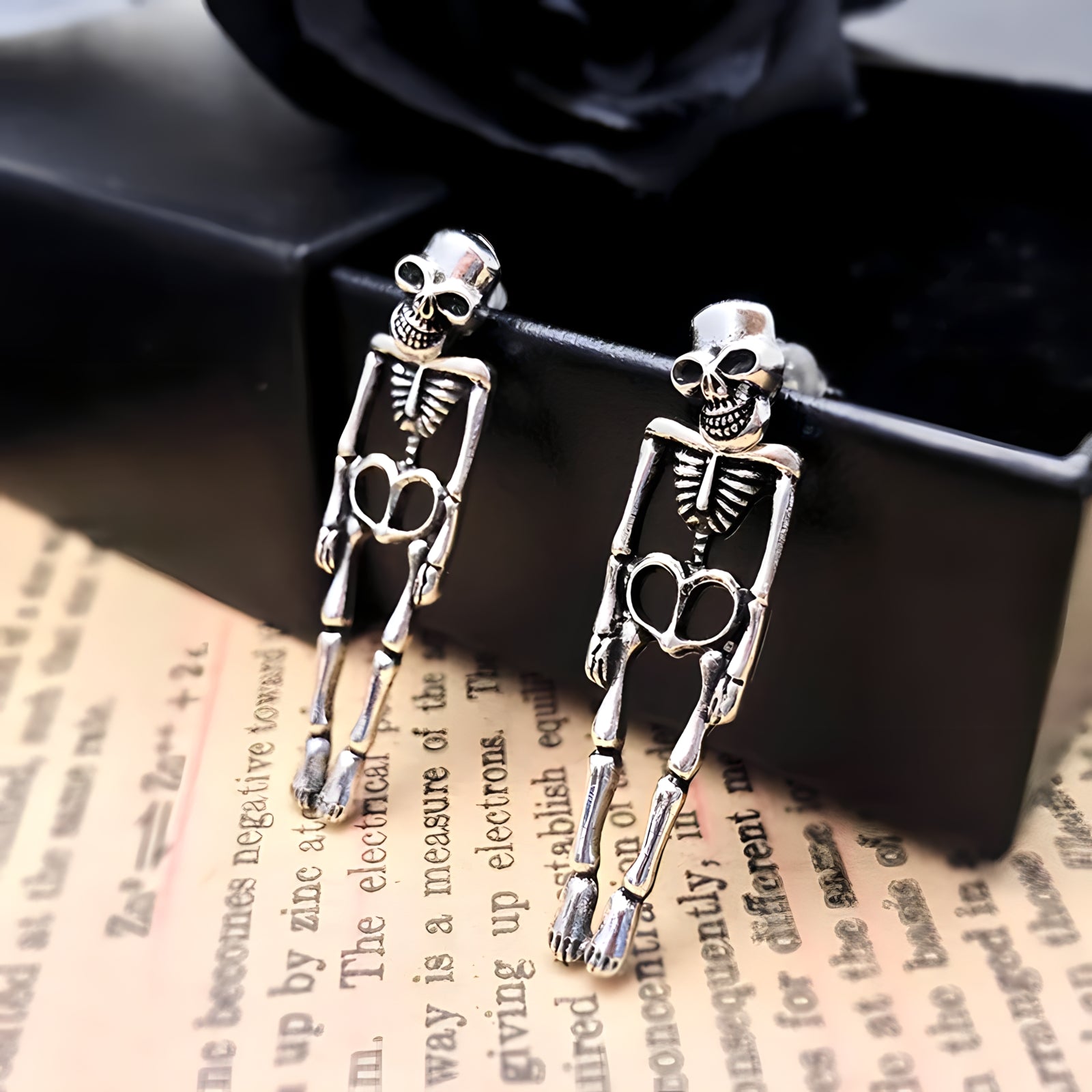 Hanging Skeleton Earrings