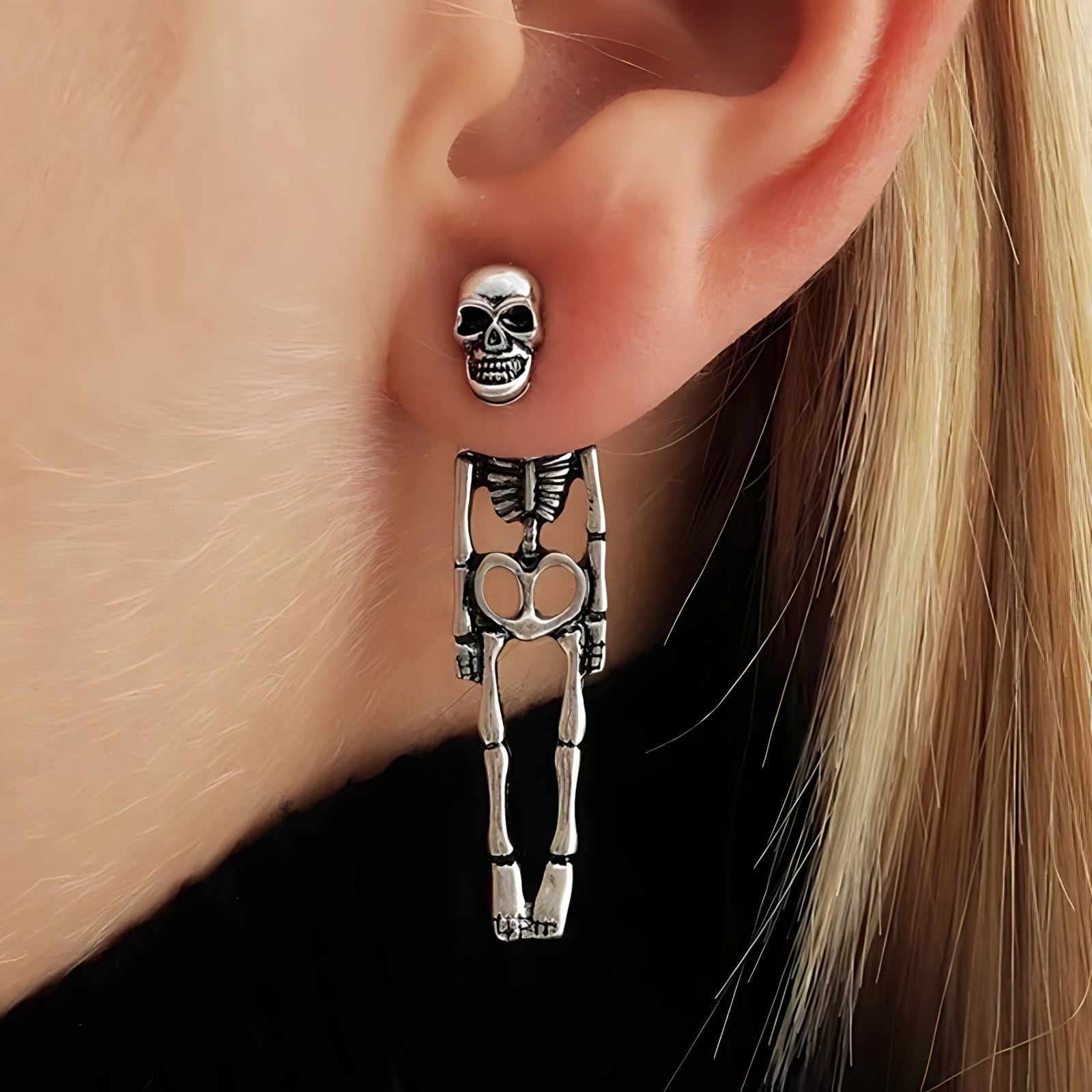 Hanging Skeleton Earrings