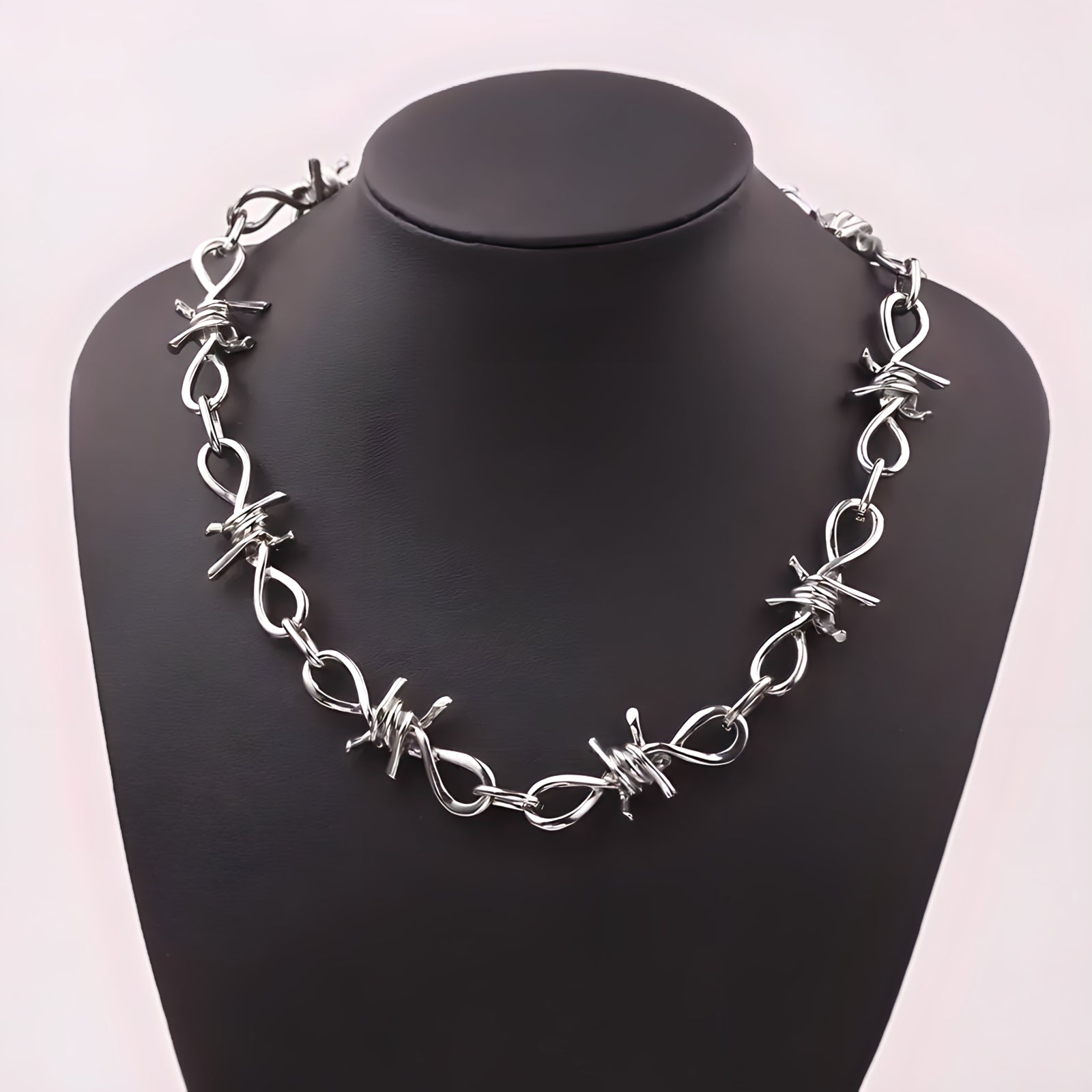 Twisted Barb Wire Necklace