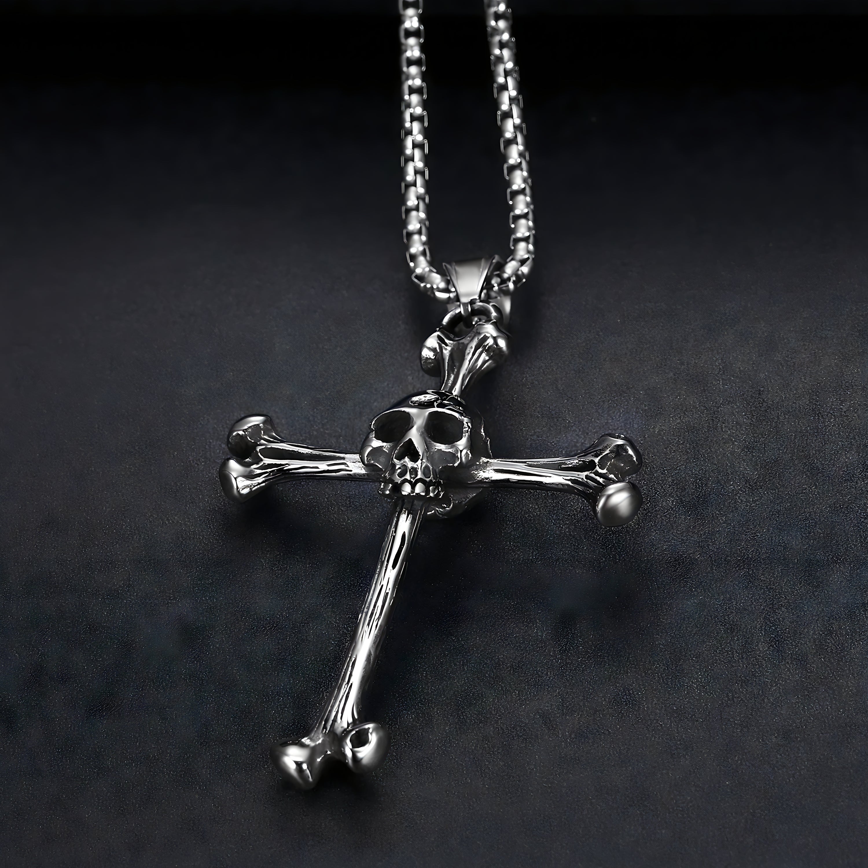 Bone Cross Necklace