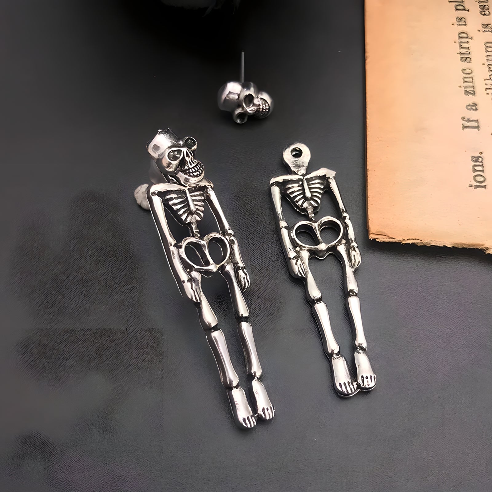 Hanging Skeleton Earrings