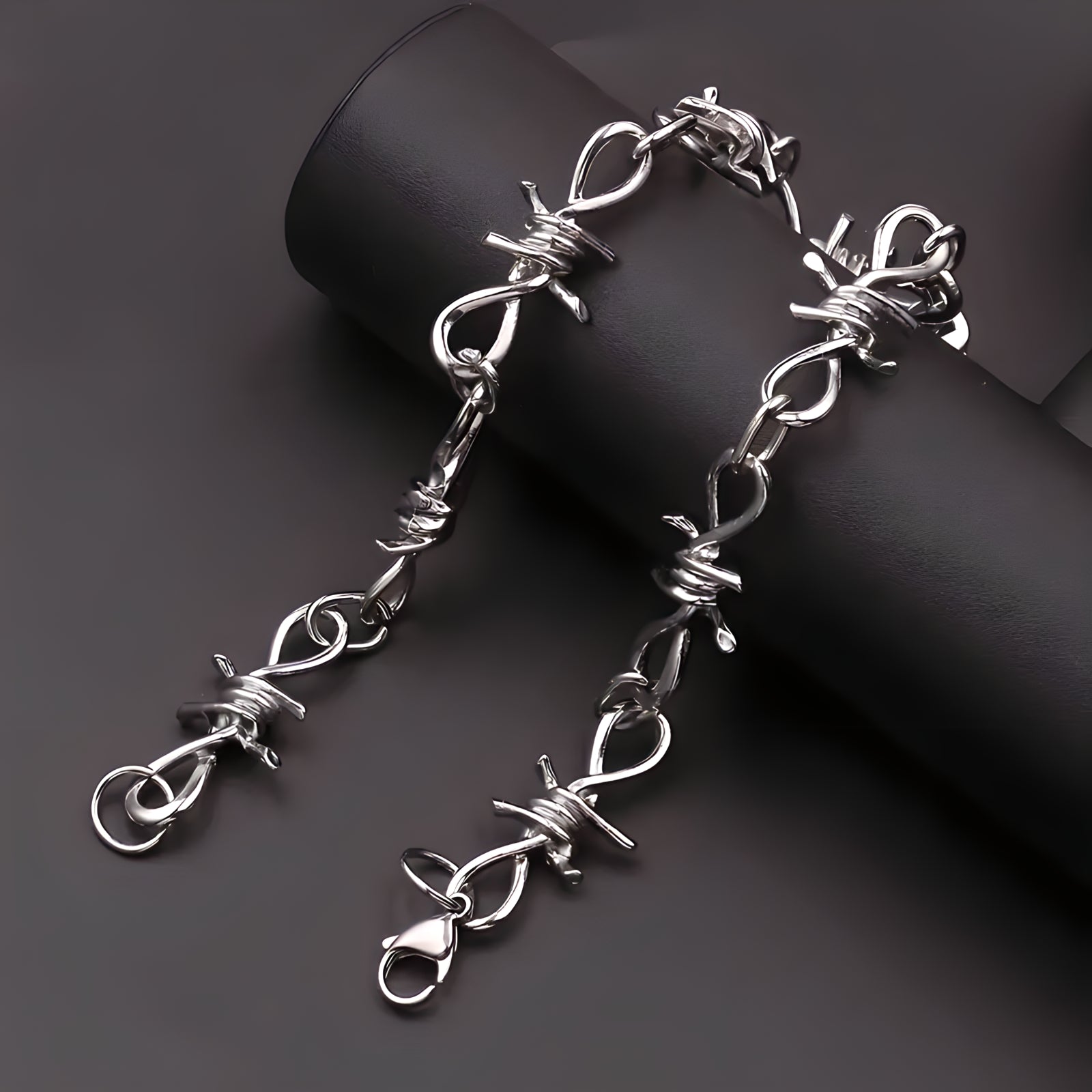 Twisted Barb Wire Necklace