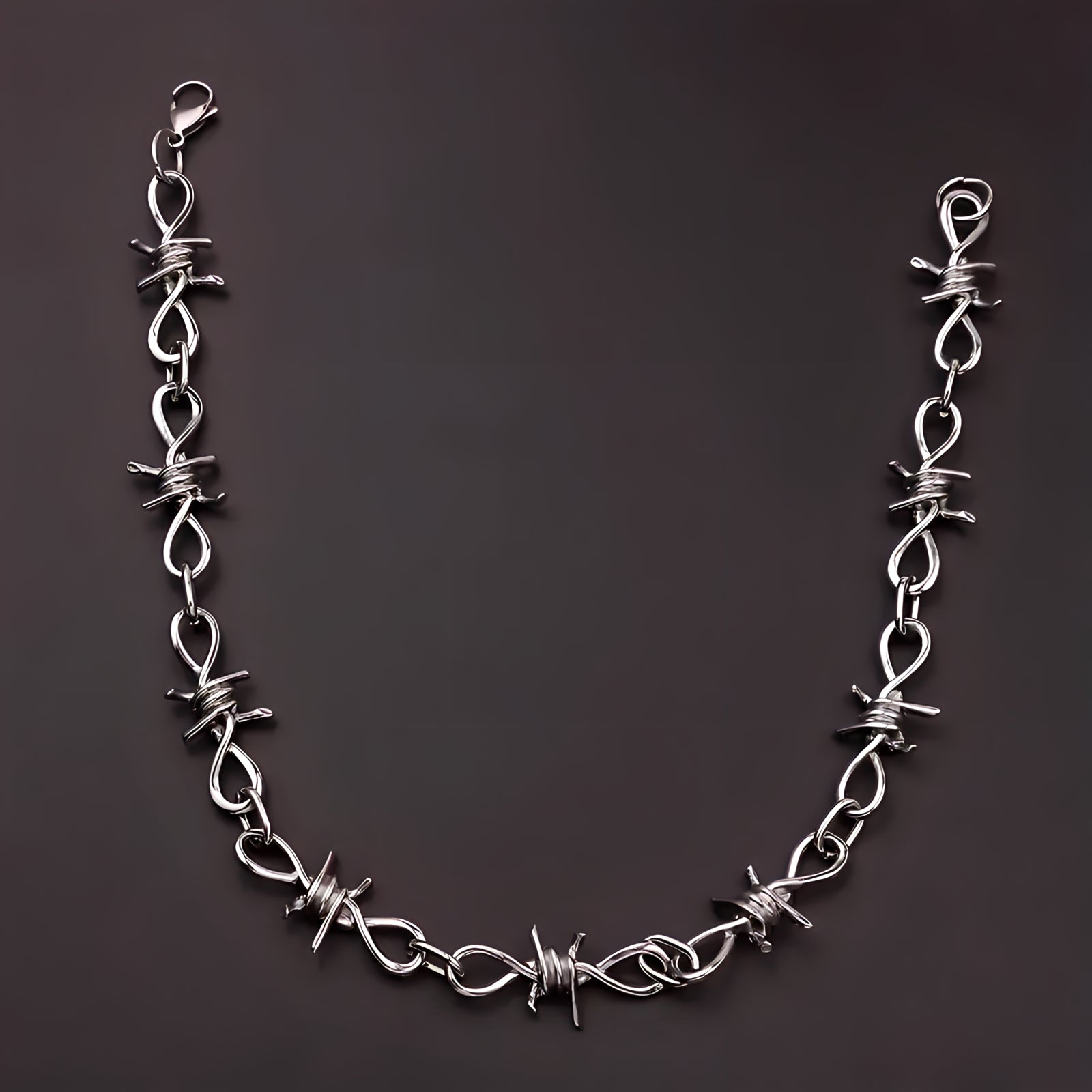 Twisted Barb Wire Necklace