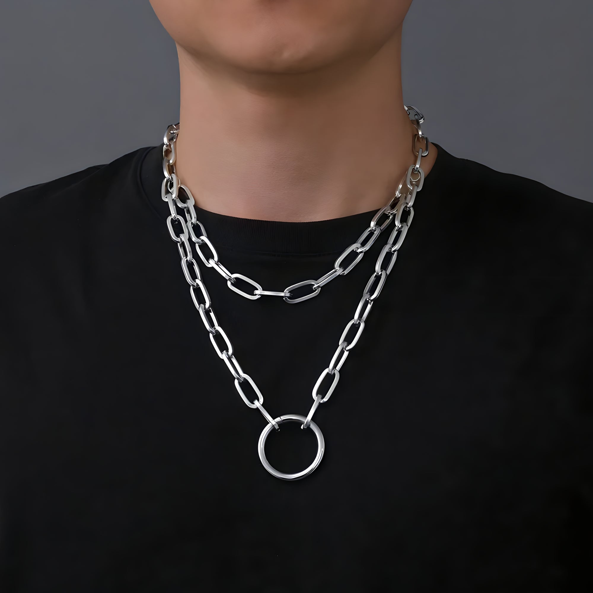 Layered O-Chain Necklace