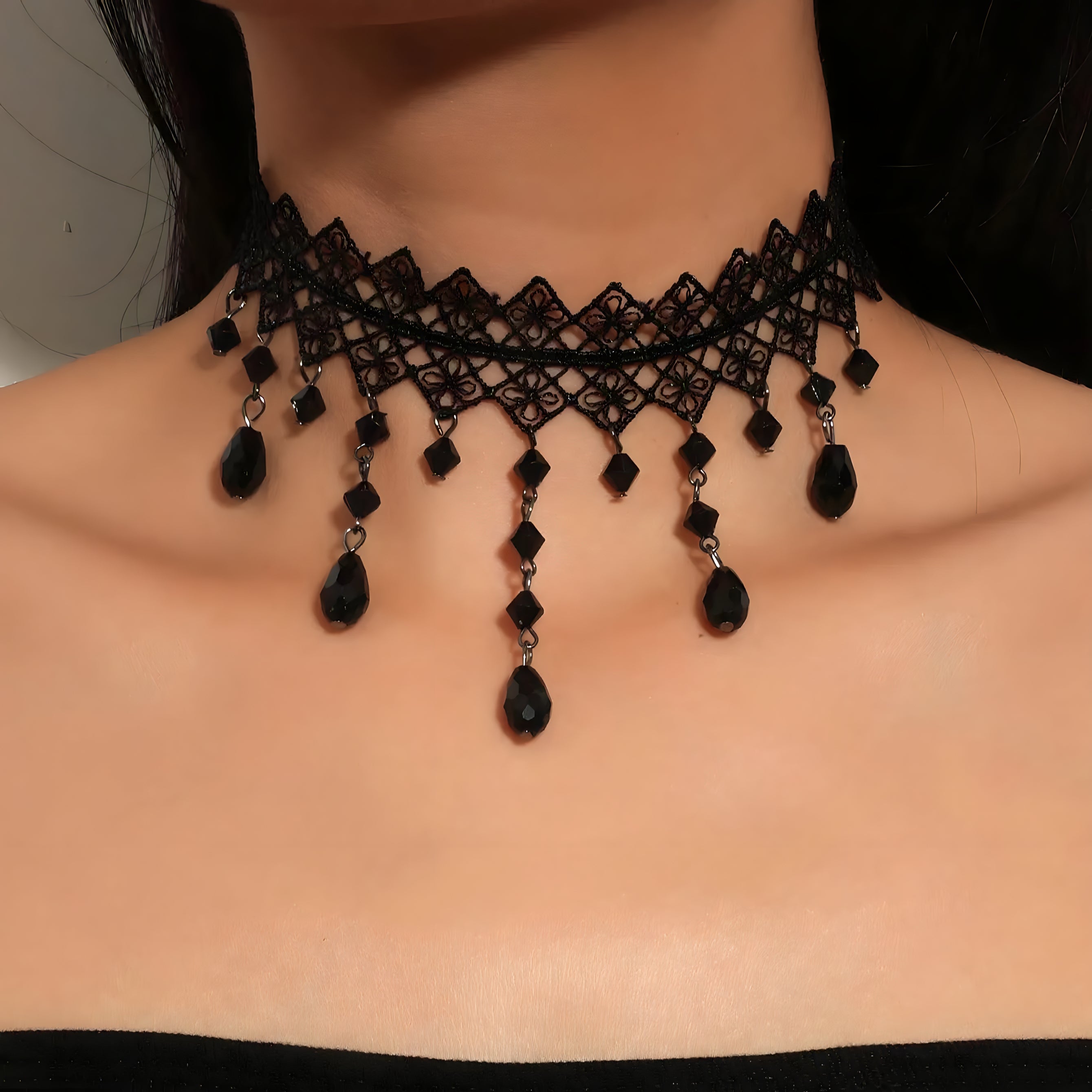 Black Lace Choker