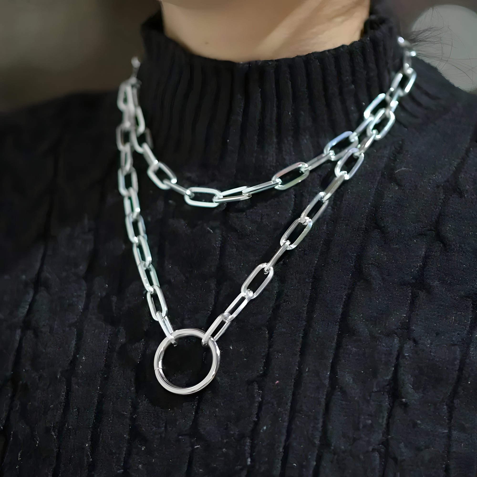 Layered O-Chain Necklace