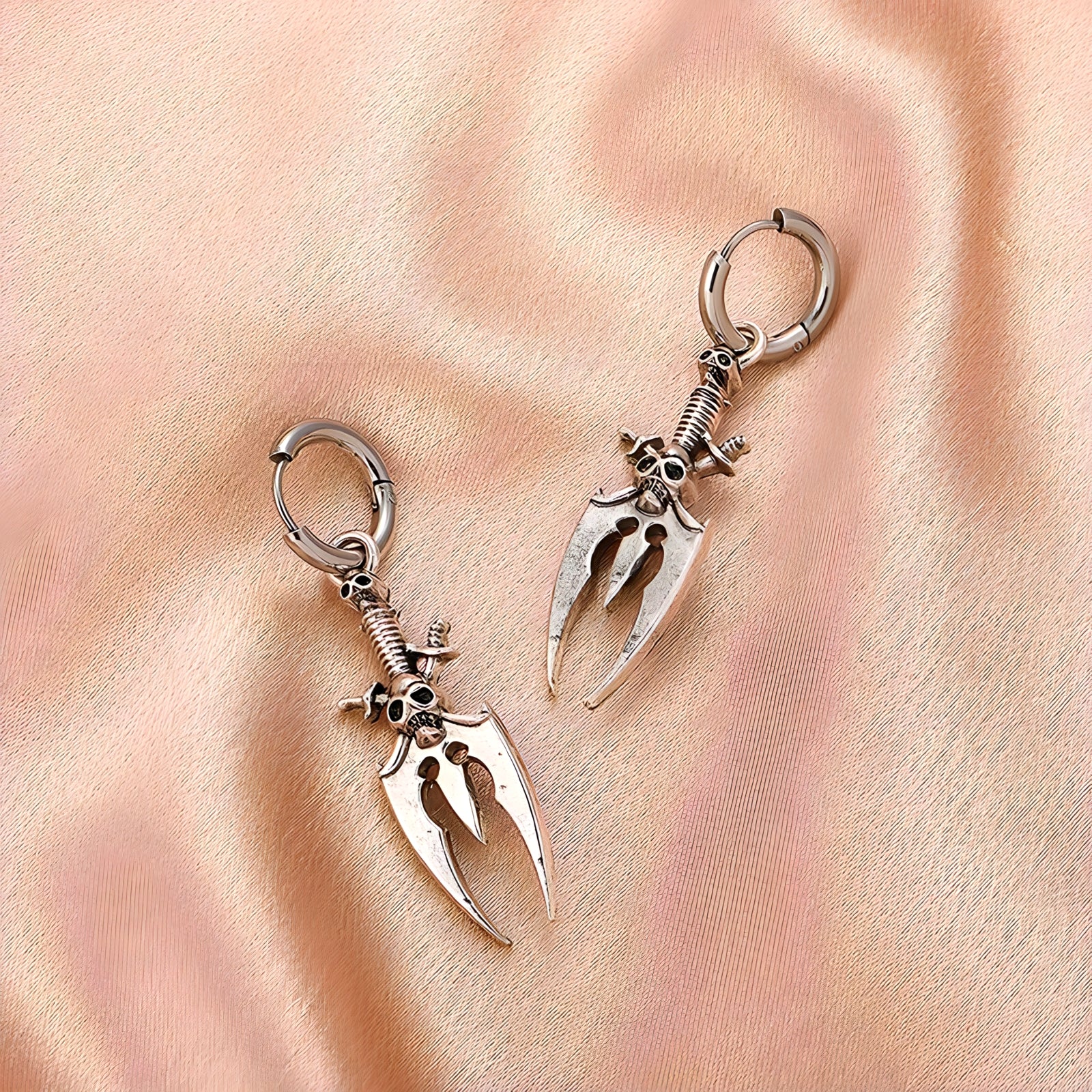 Gothic Dagger Drop Earrings