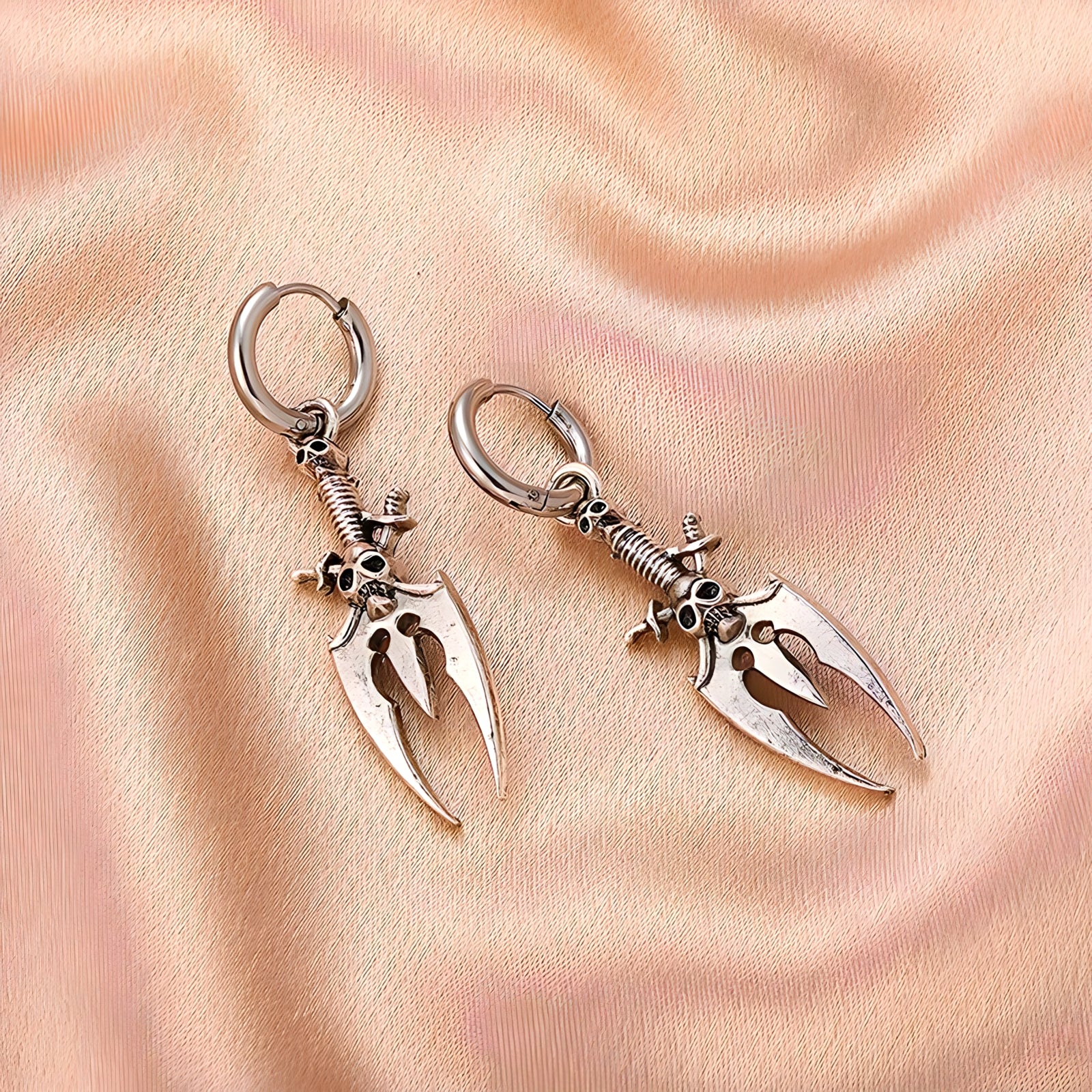 Gothic Dagger Drop Earrings