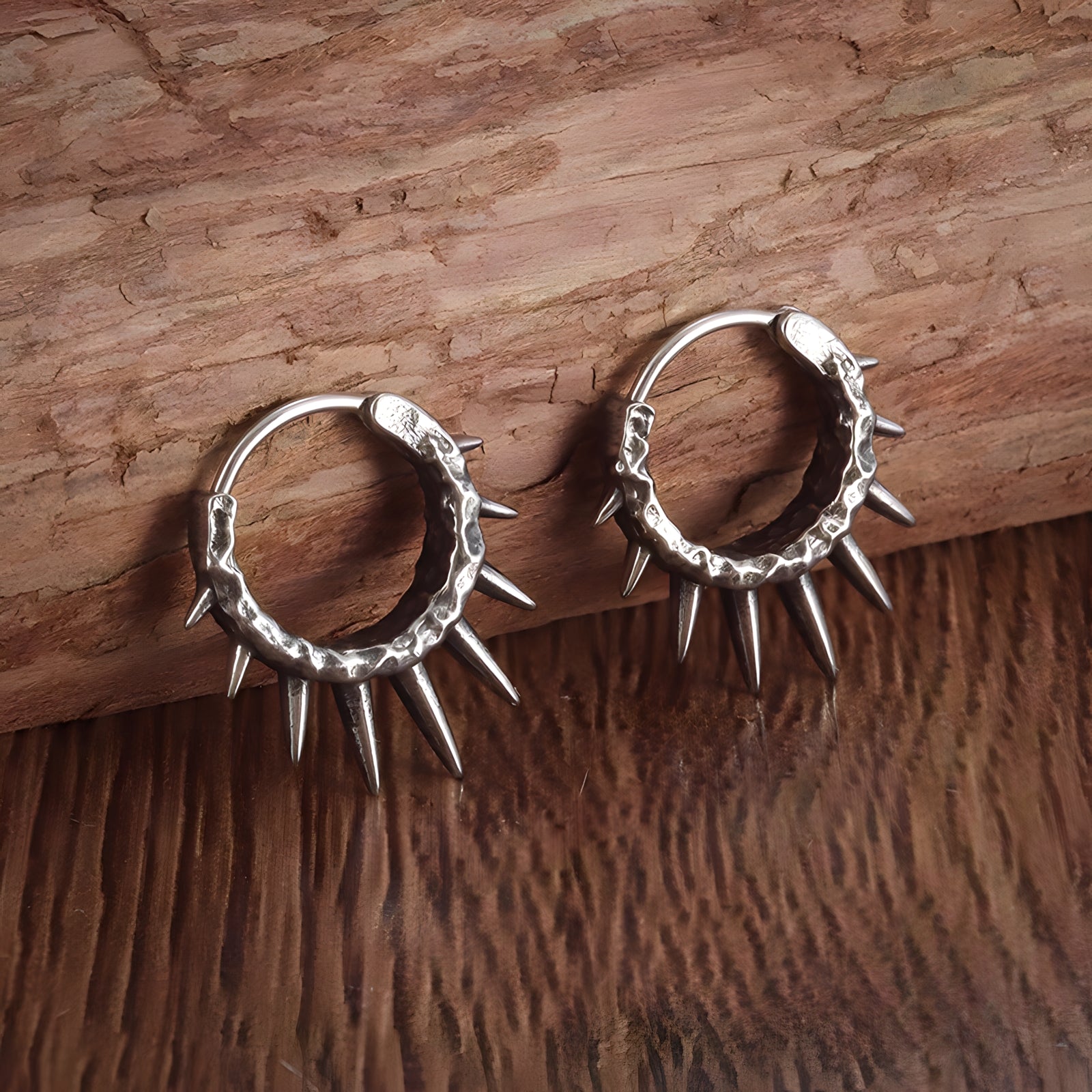 Spike Hoop Earrings