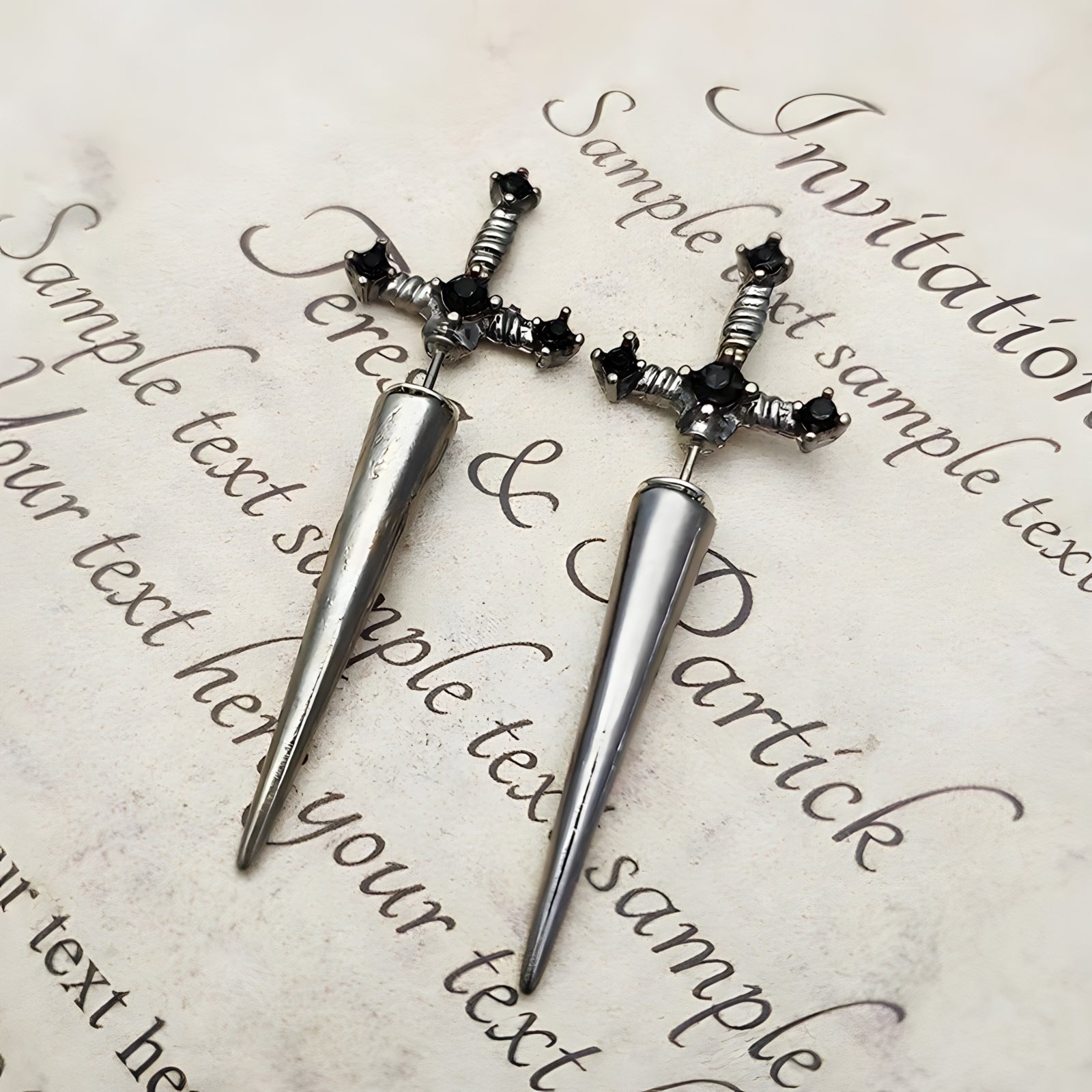 Shadow Dagger Earrings