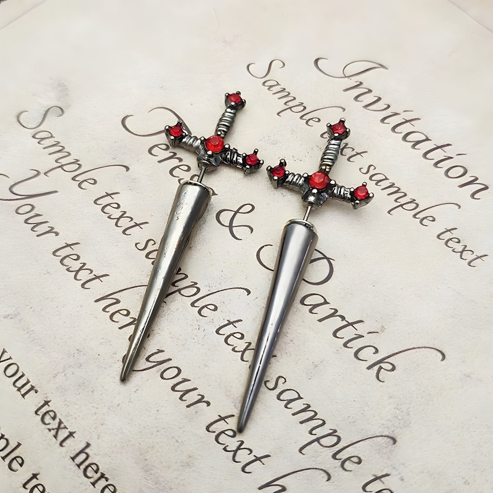 Shadow Dagger Earrings