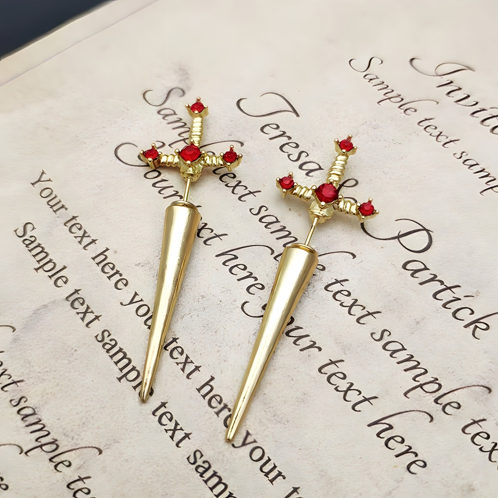 Shadow Dagger Earrings